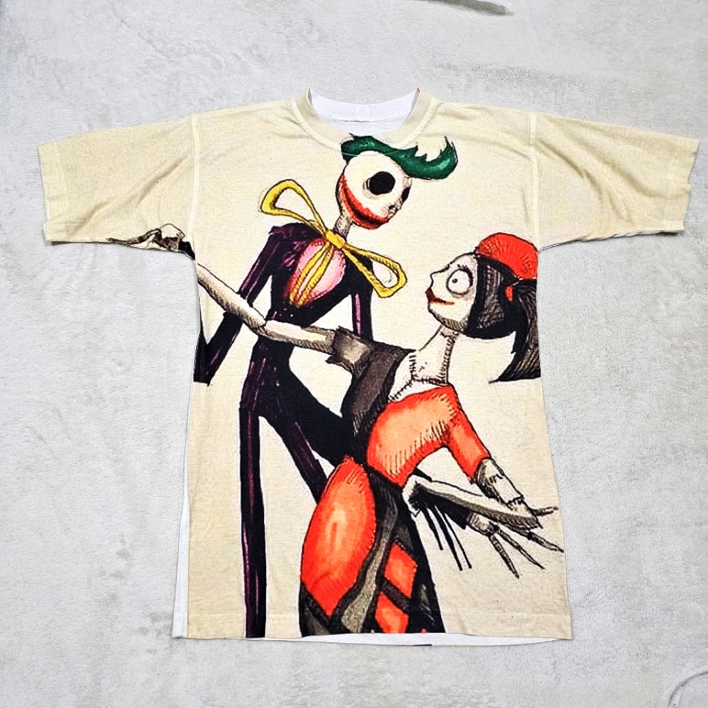 Graphic Short Sleeve Tee - Cream and Multicolor